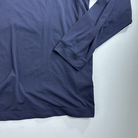 Men's Nike GOLF Fit Dry Quarter 1/4 Zip Pullover Long Sleeve Sweatshirt Shirt - Picture 3 of 8